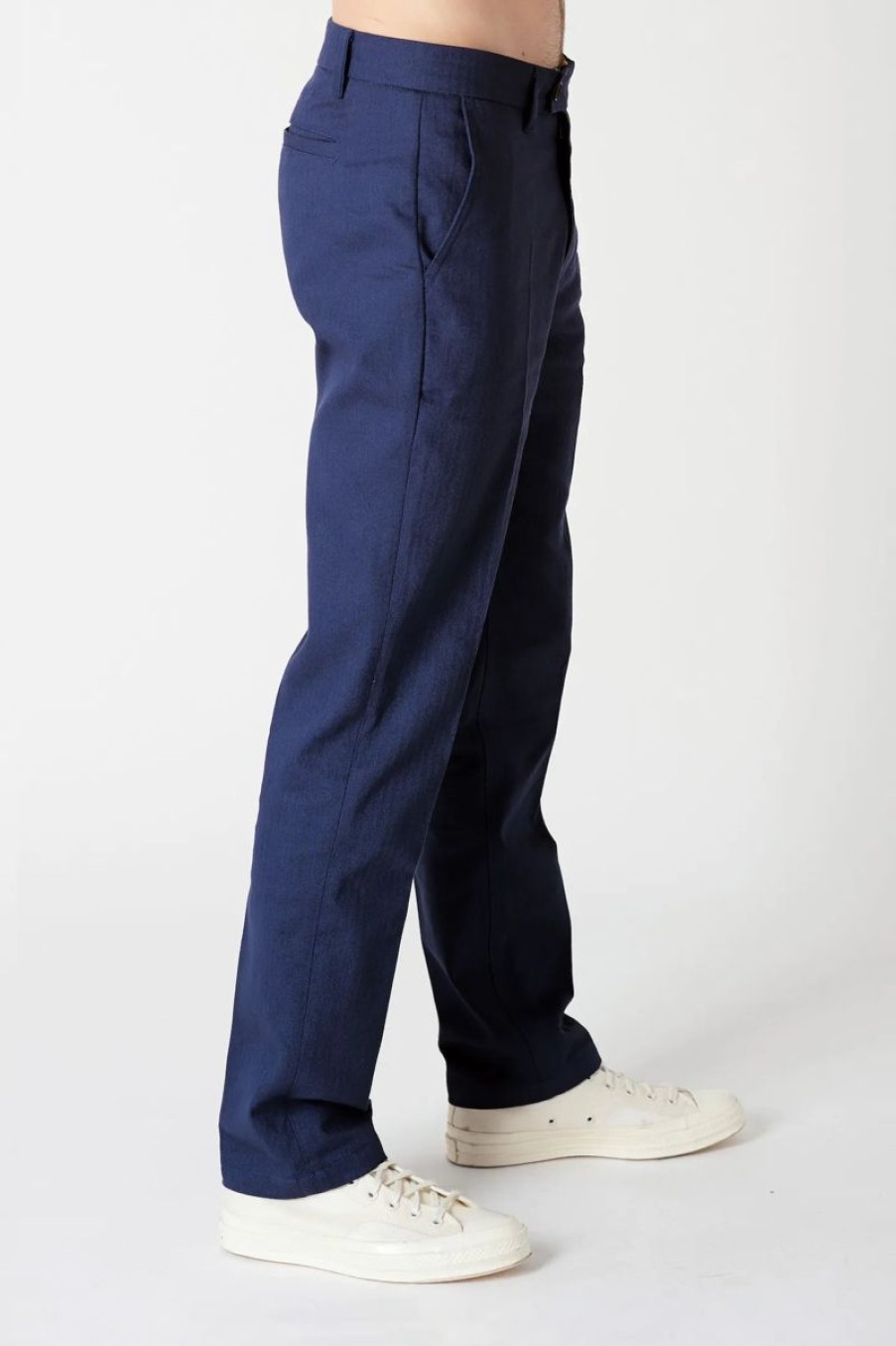 Men Neuw Denim Pants | Cash Herringbone Pant-Ink