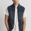 Men Rhythm Jackets And Coats | Rhythm Tamas Vest-Navy