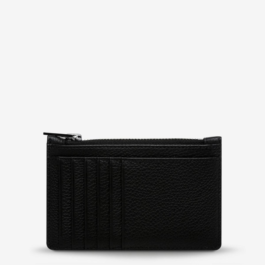 Women Status Anxiety Wallets & Pouches | Status Anxiety Avoiding Things Wallet-Black