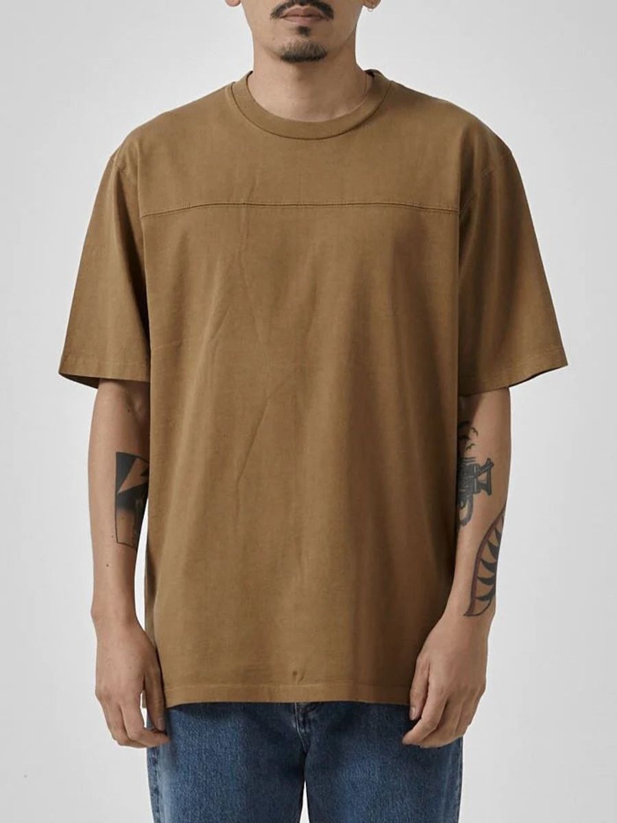 Men THRILLS Tees | Thrills Union Oversize Fit Tee-Tobacco