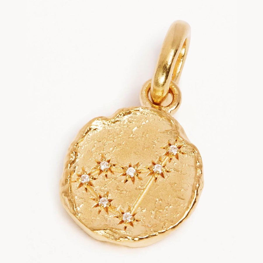 Women By Charlotte Jewellery | By Charlotte Love Cosmic Zodiac Reversible Annex Link Pendant-Capricorn-18K Gold Vermeil