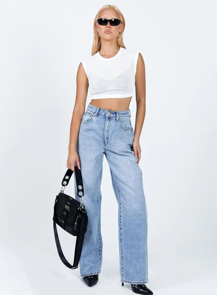 Women ABrand Jeans | A Carrie Jean-Candy-Vintage Blue