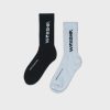 Women Worship Socks | Worship Supplies Core Socks 2 Pack-White/Black