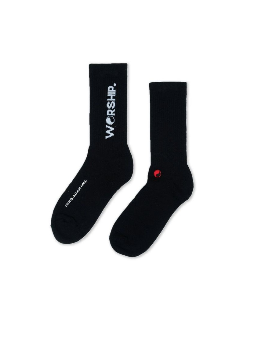 Women Worship Socks | Worship Supplies Core Socks 2 Pack-White/Black