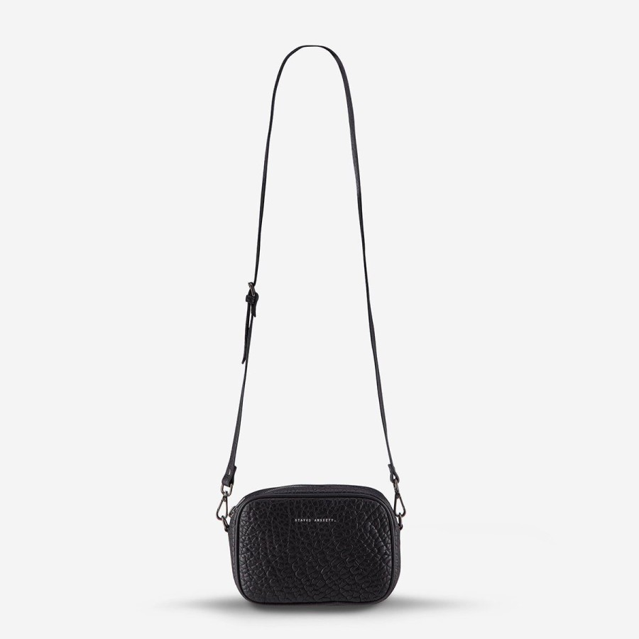 Women Status Anxiety Bags | Status Anxiety Crossbody Plunder Bag-Black Bubble