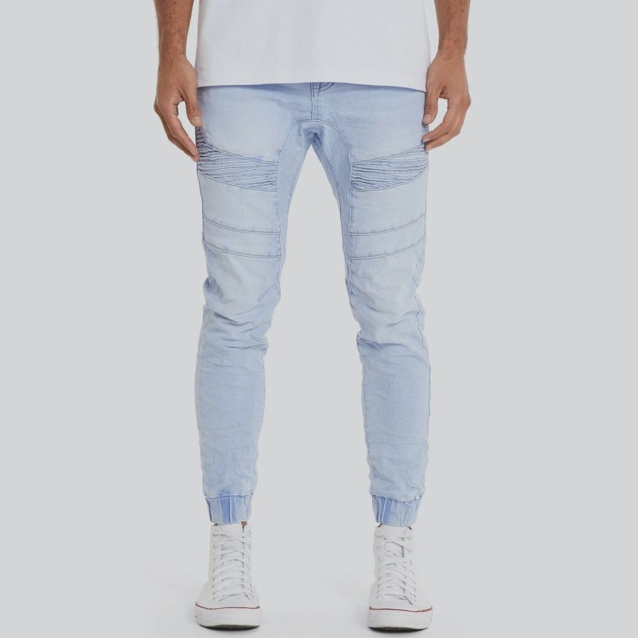 Men Kiss Chacey Pants | Kiss Chacey Spectra Jogger Pant-Ice Blue