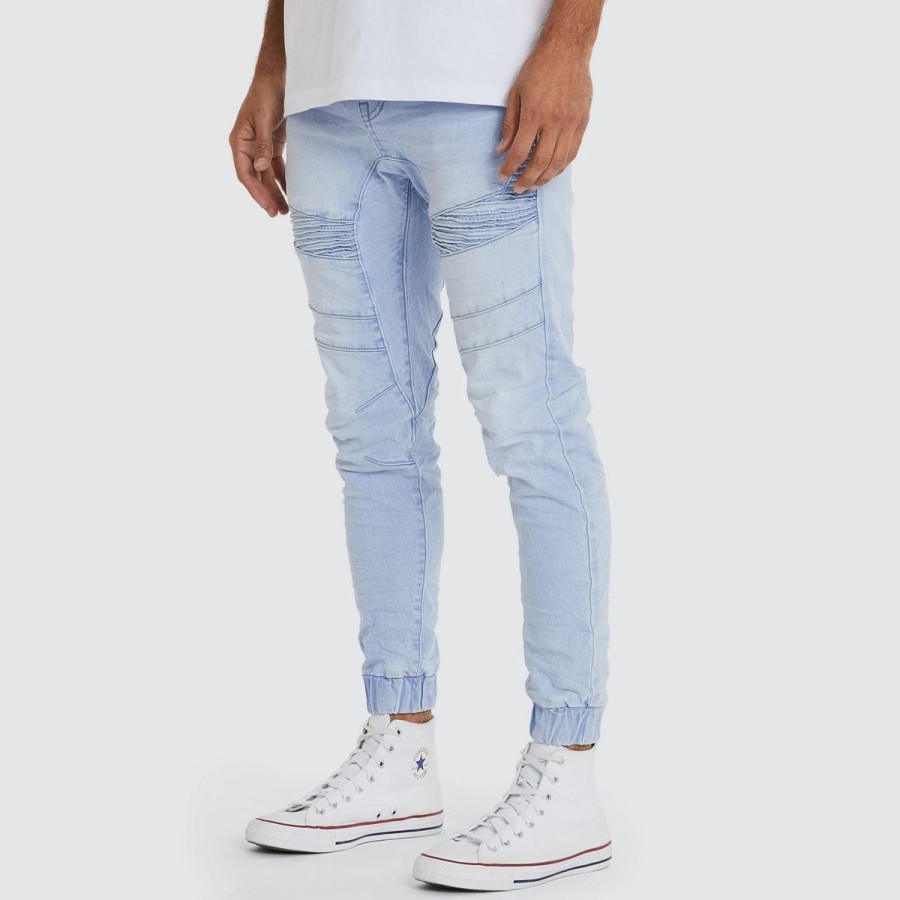 Men Kiss Chacey Pants | Kiss Chacey Spectra Jogger Pant-Ice Blue