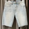 Men ABrand Denim Shorts | A Dropped Skinny Short- Hustler Light Vintage Blue