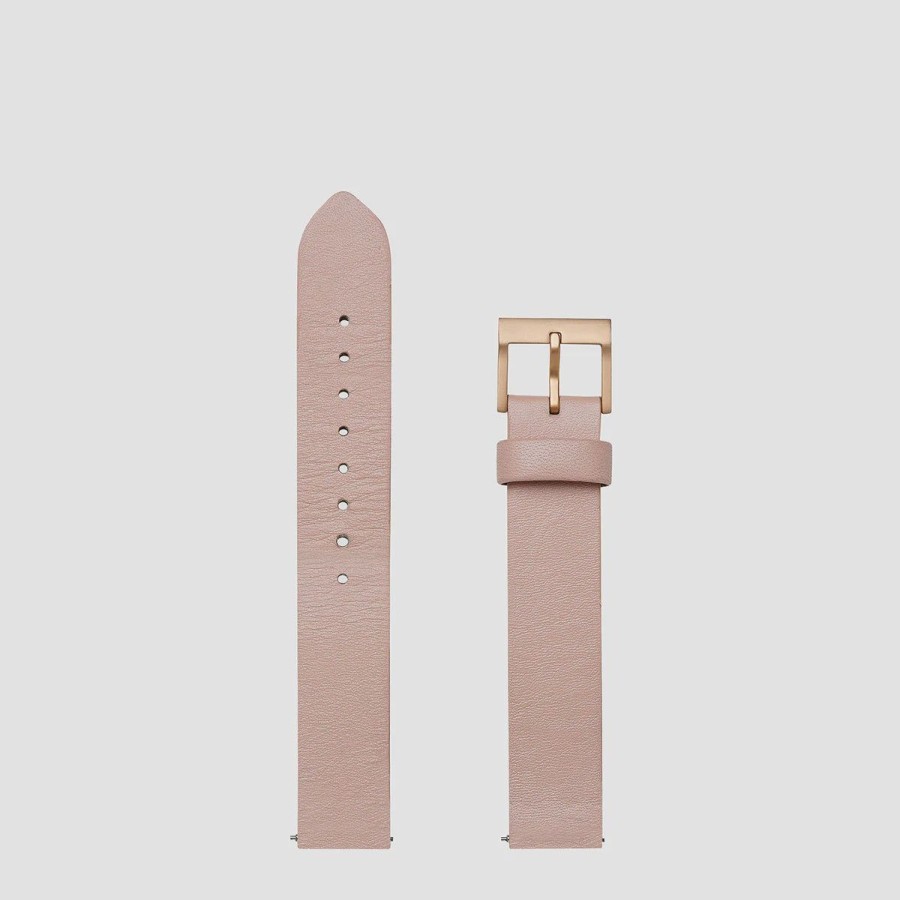 Women Status Anxiety Watches | Repeat After Me Strap-Blush/Brushed Copper Buckle