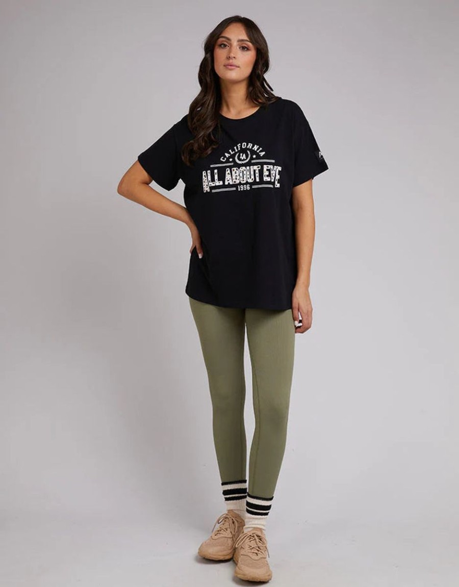 Women All About Eve Tees | All About Eve Anderson Sports Tee-Black