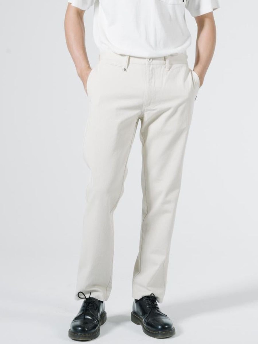 Men THRILLS Pants | Minimal Thrills Work Chopped Chino-Unbleached