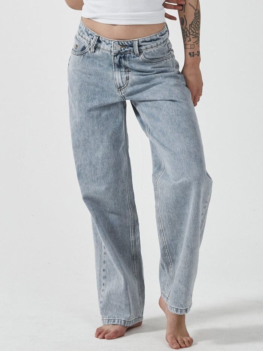 Women THRILLS Jeans | Billie Low Baggy Jean-Garage Blue