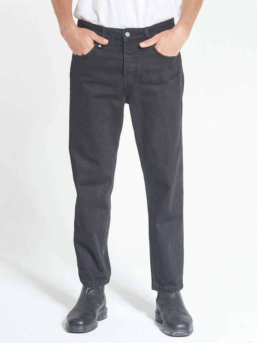 Men THRILLS Jeans | Chopped Denim Jean-Black Rinse