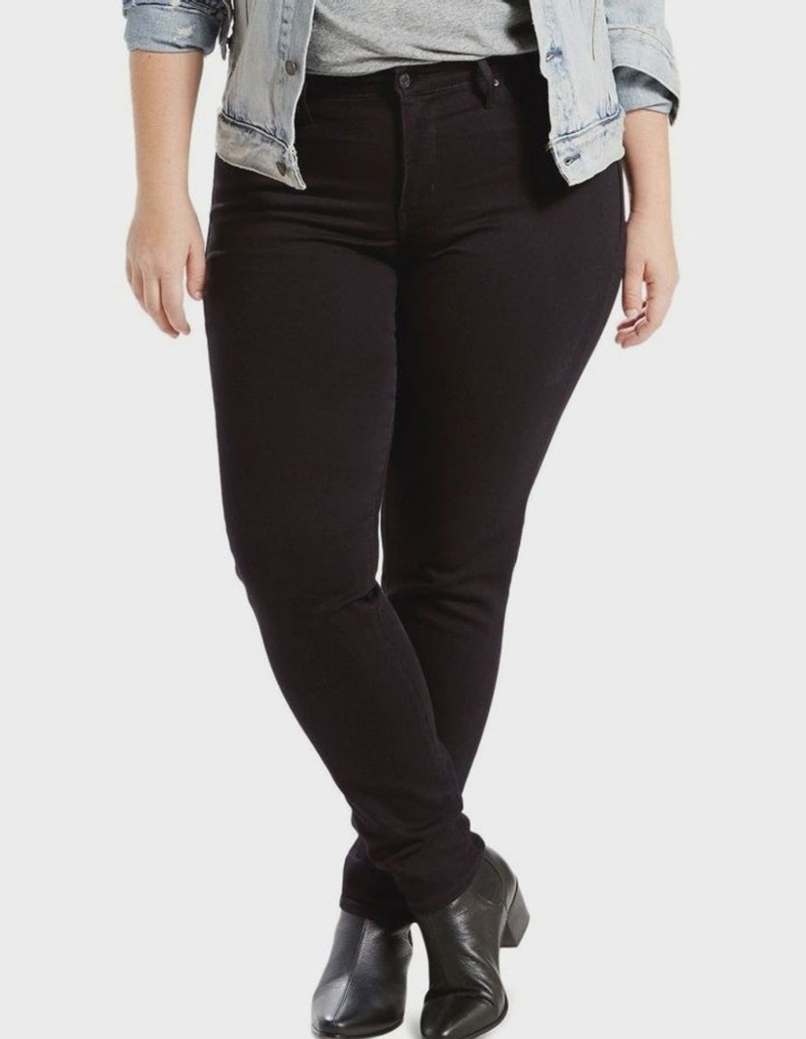 Women Levis Jeans | 311 Shaping Skinny Jeans (Plus Size)-Soft Black