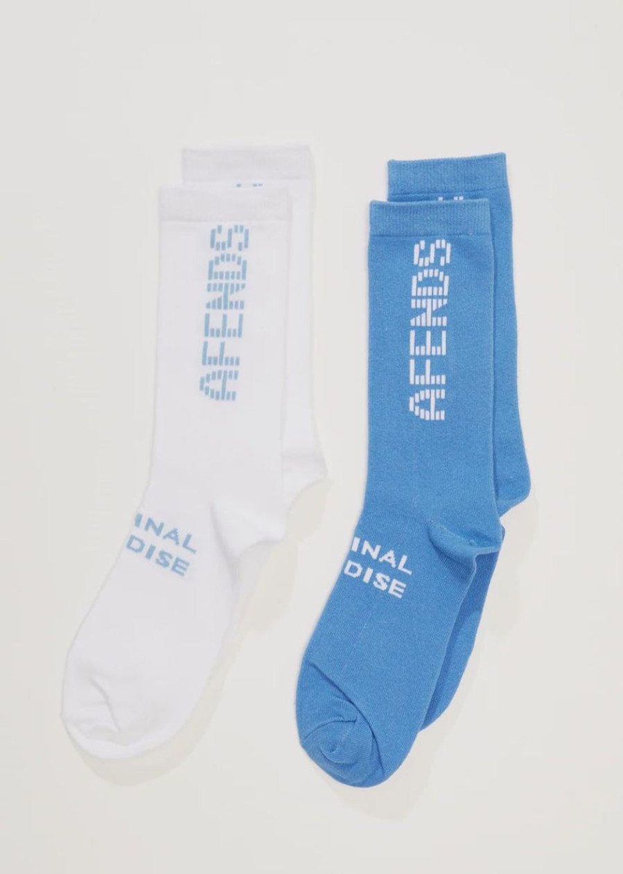 Women Afends Socks | Afends Sunset Recycled Socks Two Pack-Multi