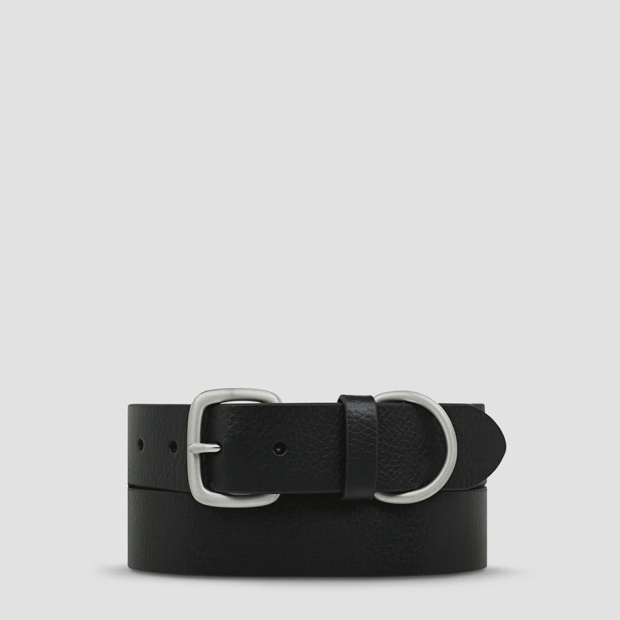 Women Status Anxiety Belts | Disarm-Black/Silver