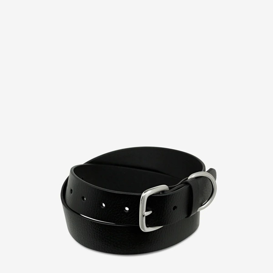 Women Status Anxiety Belts | Disarm-Black/Silver