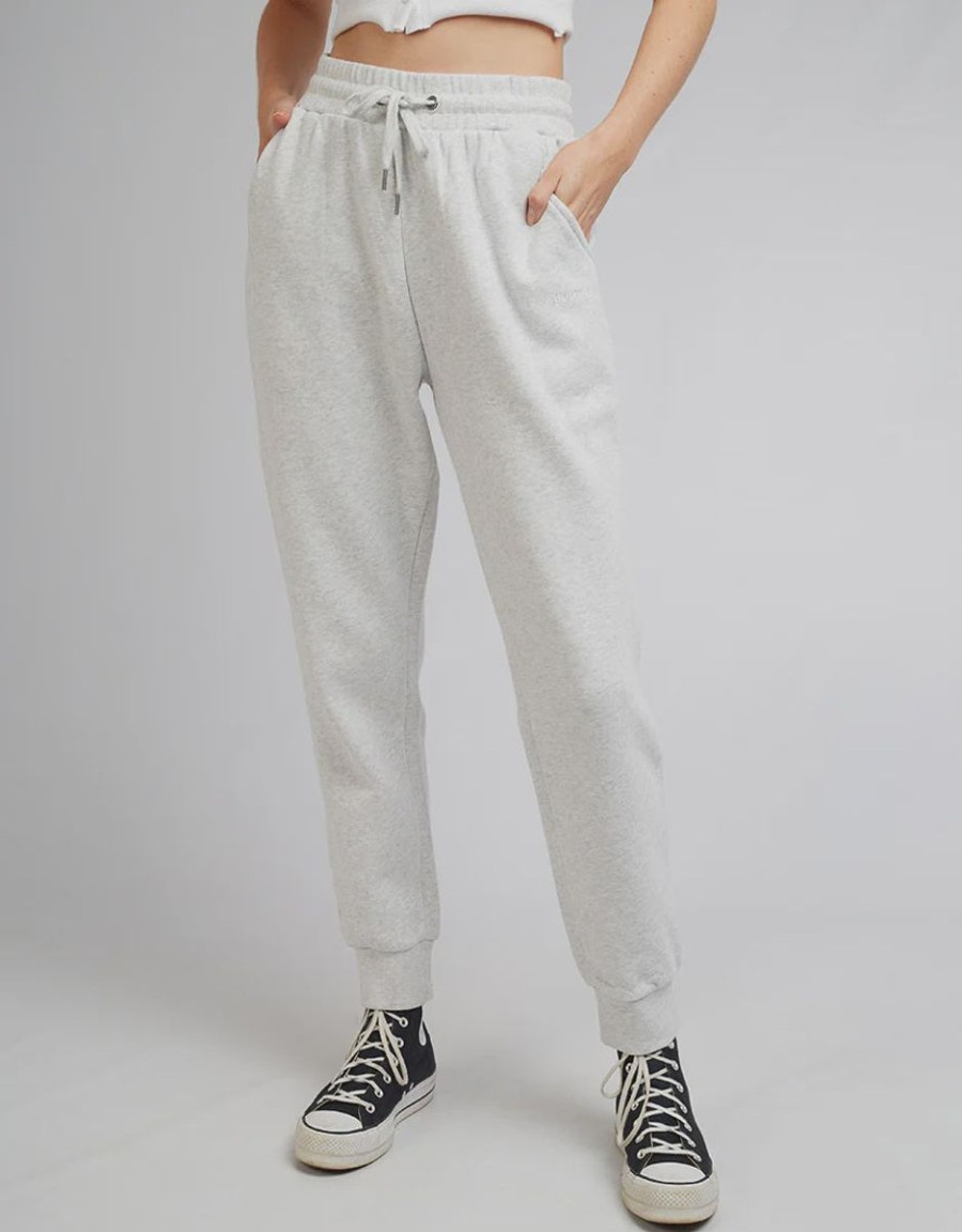 Women All About Eve Pants | All About Eve Old School Trackpant-Snow Marle