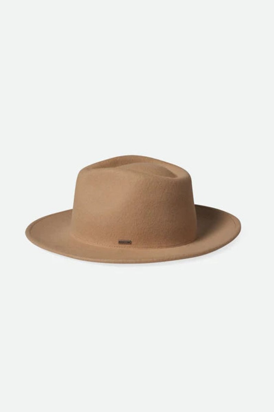 Women Brixton Hats | Brixton Dayton Convertible Brim Rancher Felt Hat-Oat Milk/Khaki