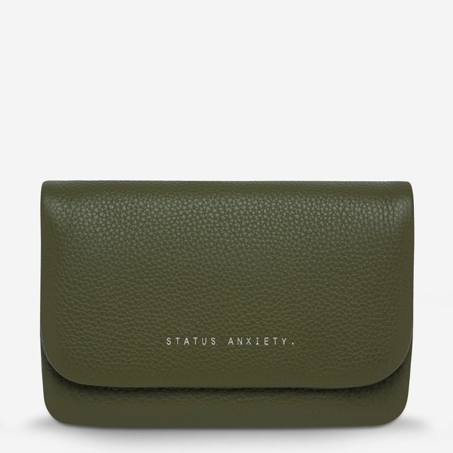 Women Status Anxiety Wallets & Pouches | Status Anxiety Impermanent Wallet-Khaki