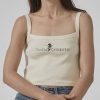 Women THRILLS Tops | Between Two Thorns Crop Rib Singlet-Sunlight