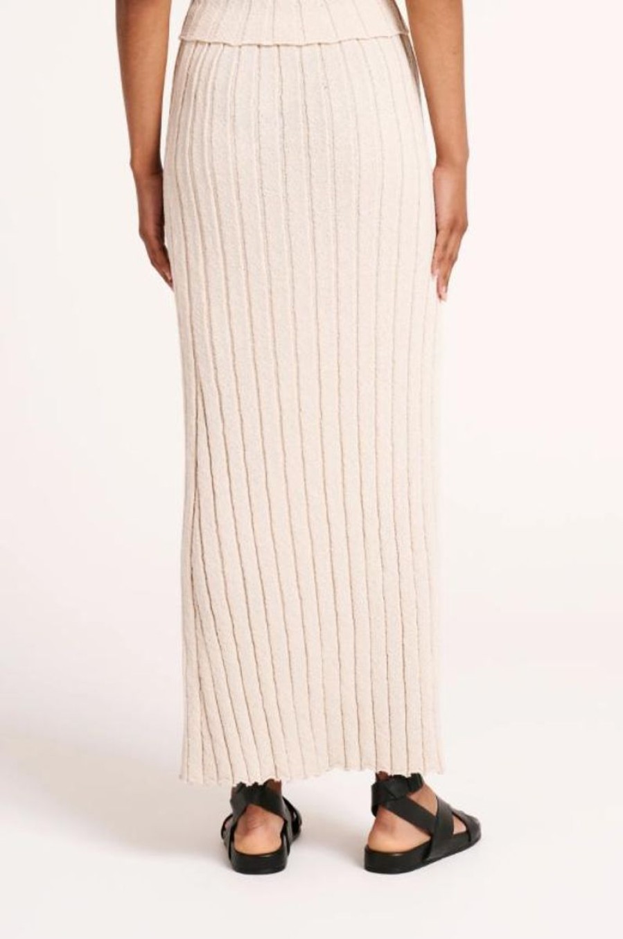 Women Nude Lucy Skirts | Nude Lucy Taiyo Knit Skirt-Stone