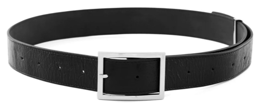 Women Nakedvice Belts | Nakedvice The Leo Belt-Black/Silver