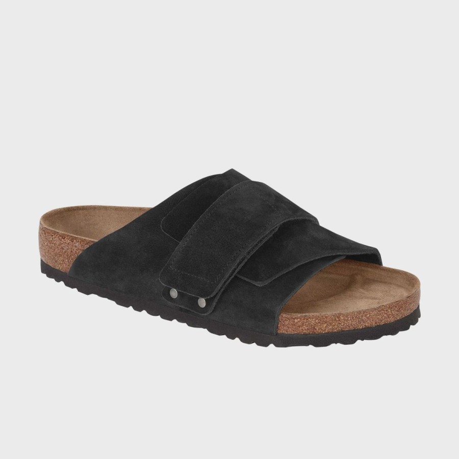 Footwear Birkenstock Kyoto | Birkenstock Kyoto Desert Buck Black Nubuck Narrow