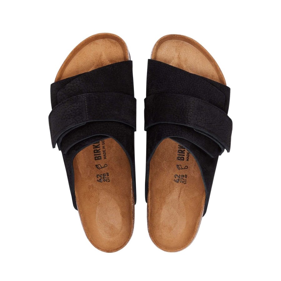 Footwear Birkenstock Kyoto | Birkenstock Kyoto Desert Buck Black Nubuck Narrow