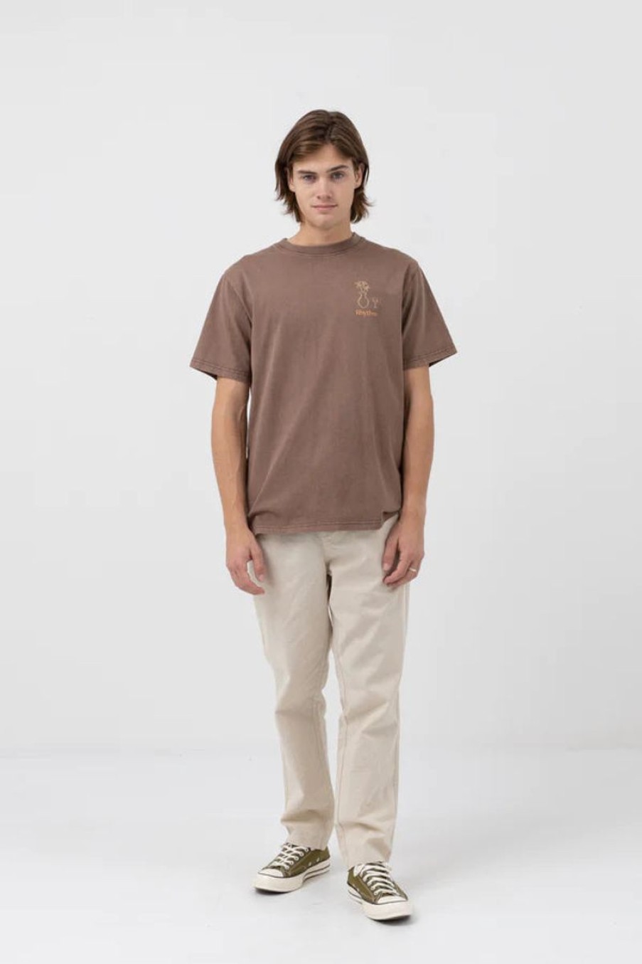 Men Rhythm Pants | Rhythm Linen Jam Pant-Bone