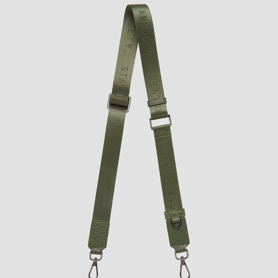 Women Status Anxiety Bag Straps | Status Anxiety Web Strap Thin-Khaki