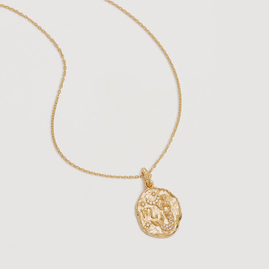 Women By Charlotte Jewellery | By Charlotte She Is Zodiac Necklace-Scorpio-18K Gold Vermeil