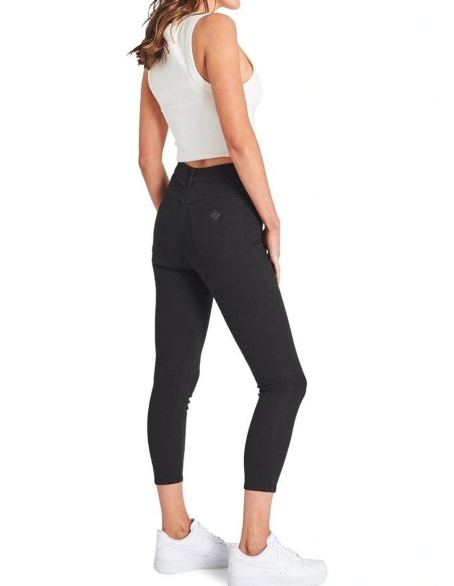 Women ABrand Jeans | A High Skinny Ankle Basher Petite-Black Magic