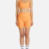 Women Ena Pelly Activewear | Ena Pelly Athleisure Rib Bike Short-Melon