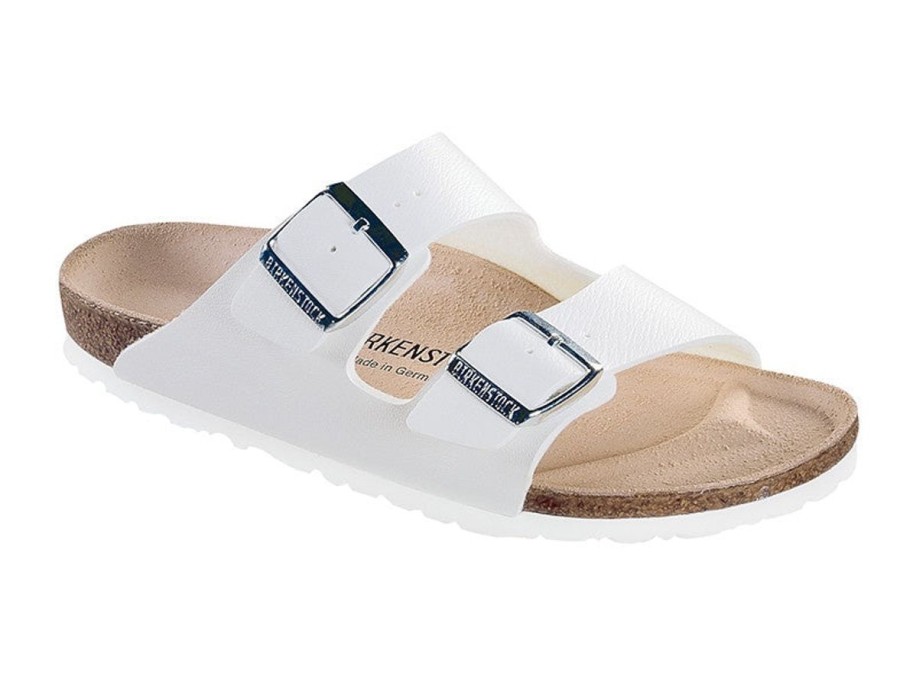 Footwear Birkenstock Arizona | Birkenstock Arizona-Birko Flor White Regular