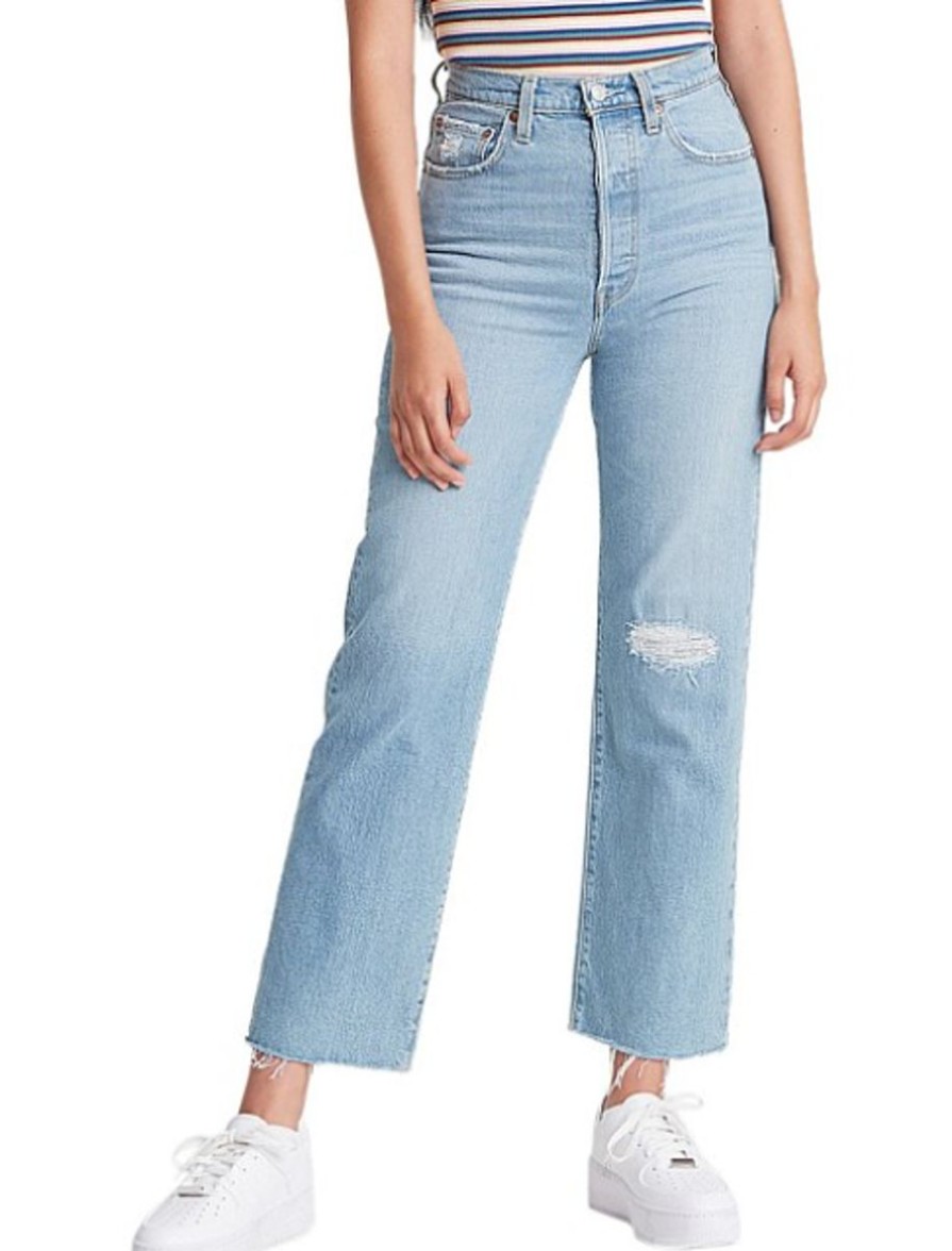 Women Levis Jeans | Ribcage Straight Ankle-Tango Status Length 29