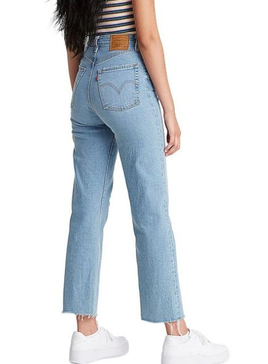 Women Levis Jeans | Ribcage Straight Ankle-Tango Status Length 29