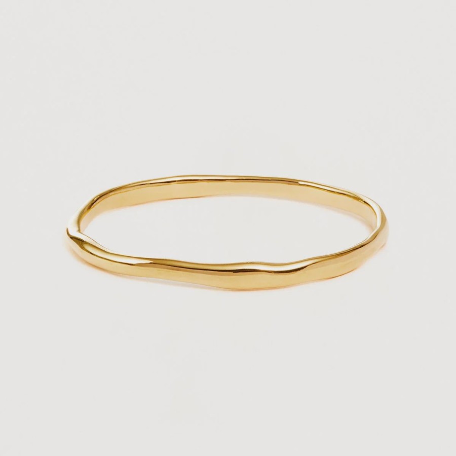 Women By Charlotte Jewellery | By Charlotte Lover Bangle-18K Gold Vermeil