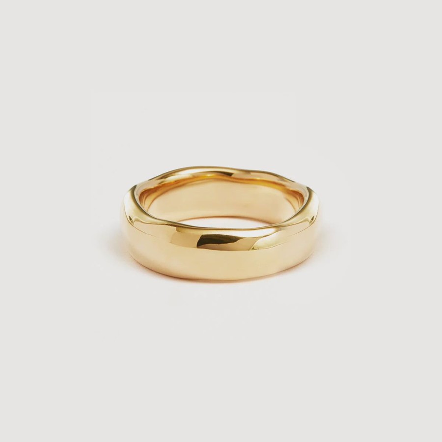 Women By Charlotte Jewellery | By Charlotte Lover Ring Bold-18K Gold Vermeil