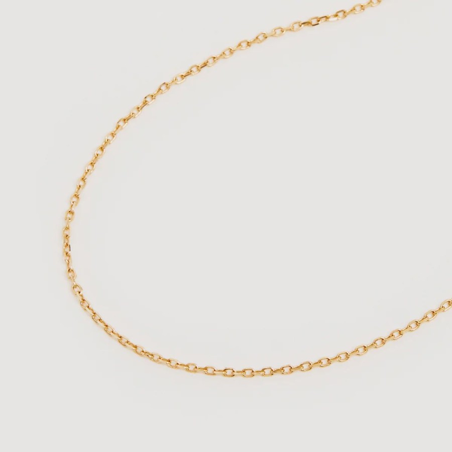 Women By Charlotte Jewellery | By Charlotte 21" Signature Chain Necklace-18K Gold Vermeil