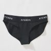 Women Afends Underwear | Molly Hemp Elastic Waistband Brief 3Pk-Black