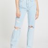 Women Neuw Denim Jeans | Sade Baggy- Zero Dust Rip