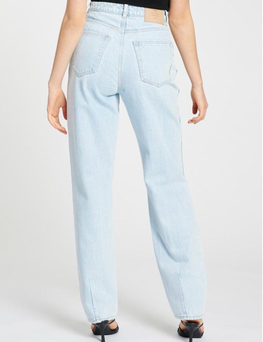 Women Neuw Denim Jeans | Sade Baggy- Zero Dust Rip