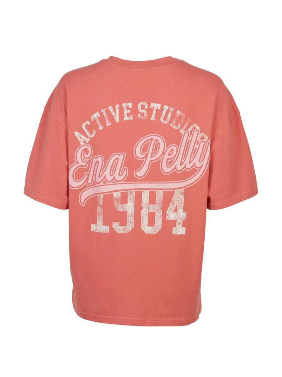 Women Ena Pelly Tees | Ena Pelly Ep Captain Oversized Tee-Cinnabar