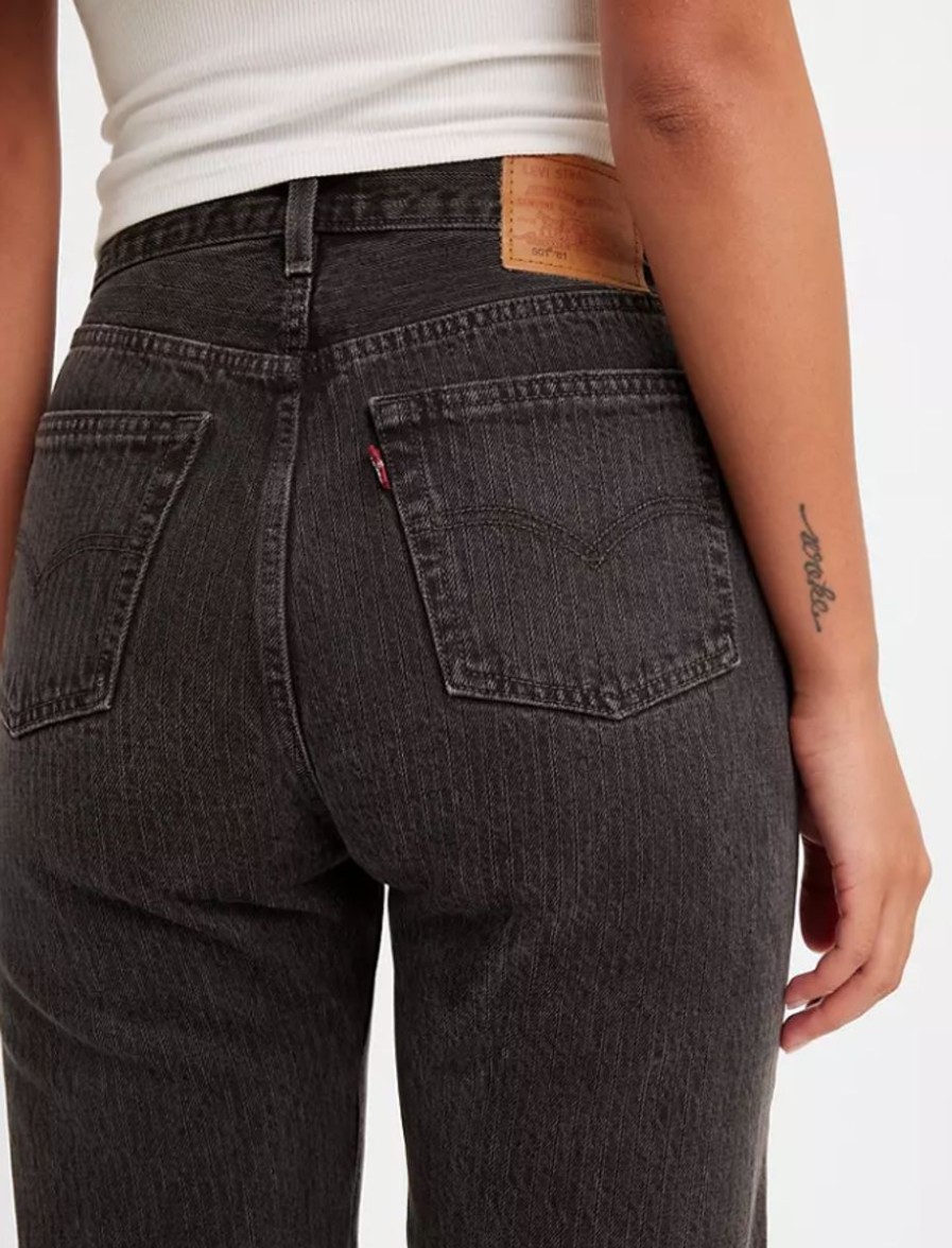 Women Levis Jeans | 501 '81 Jeans-Black Pattern