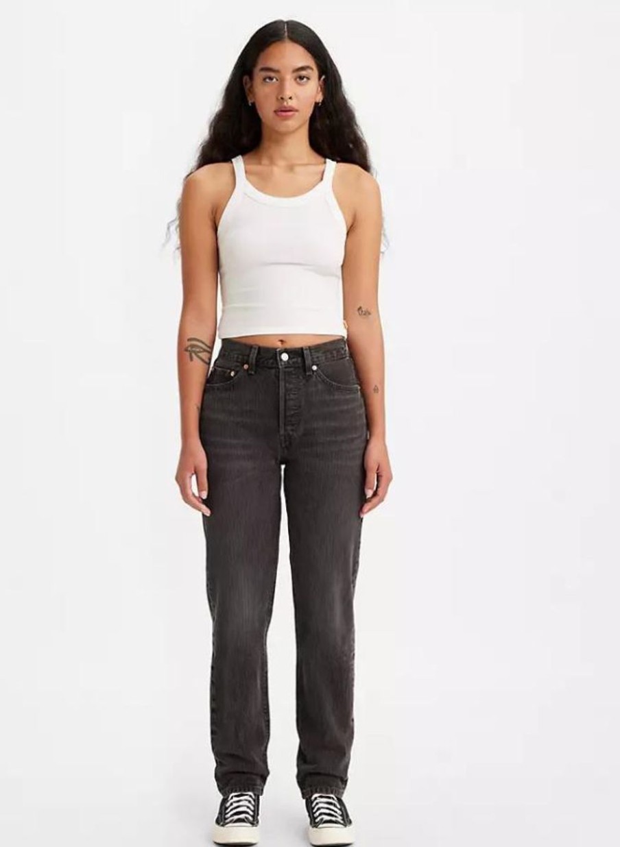 Women Levis Jeans | 501 '81 Jeans-Black Pattern