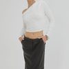 Women Sovere Tops | Sovere Overcast Top-Off White