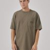 Men THRILLS Tees | Thrills Union Oversize Fit Pocket Tee- Tarmac