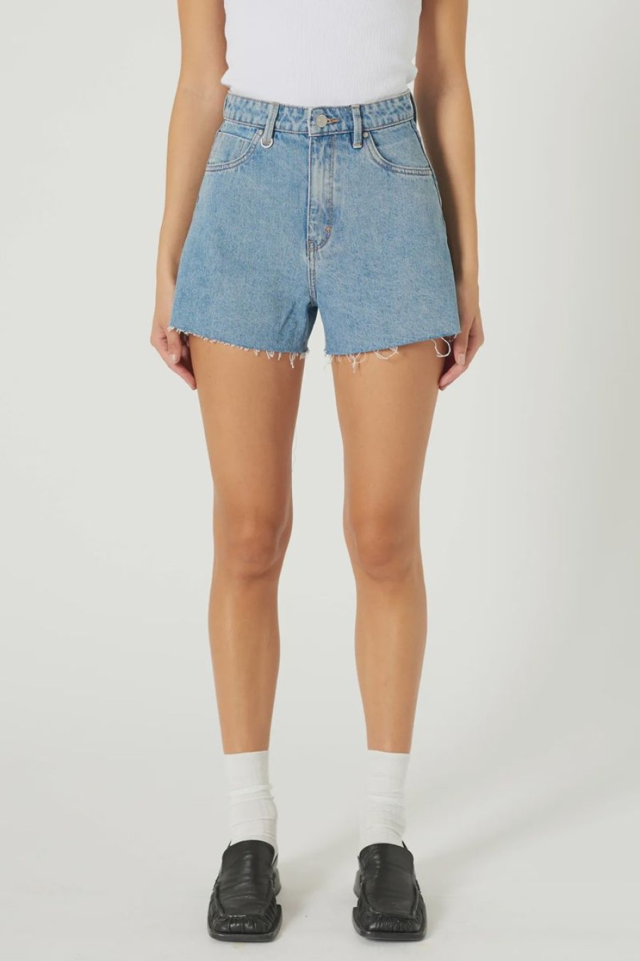 Women Neuw Denim Denim Shorts | Neuw Denim Ryder Short-Serene Blue