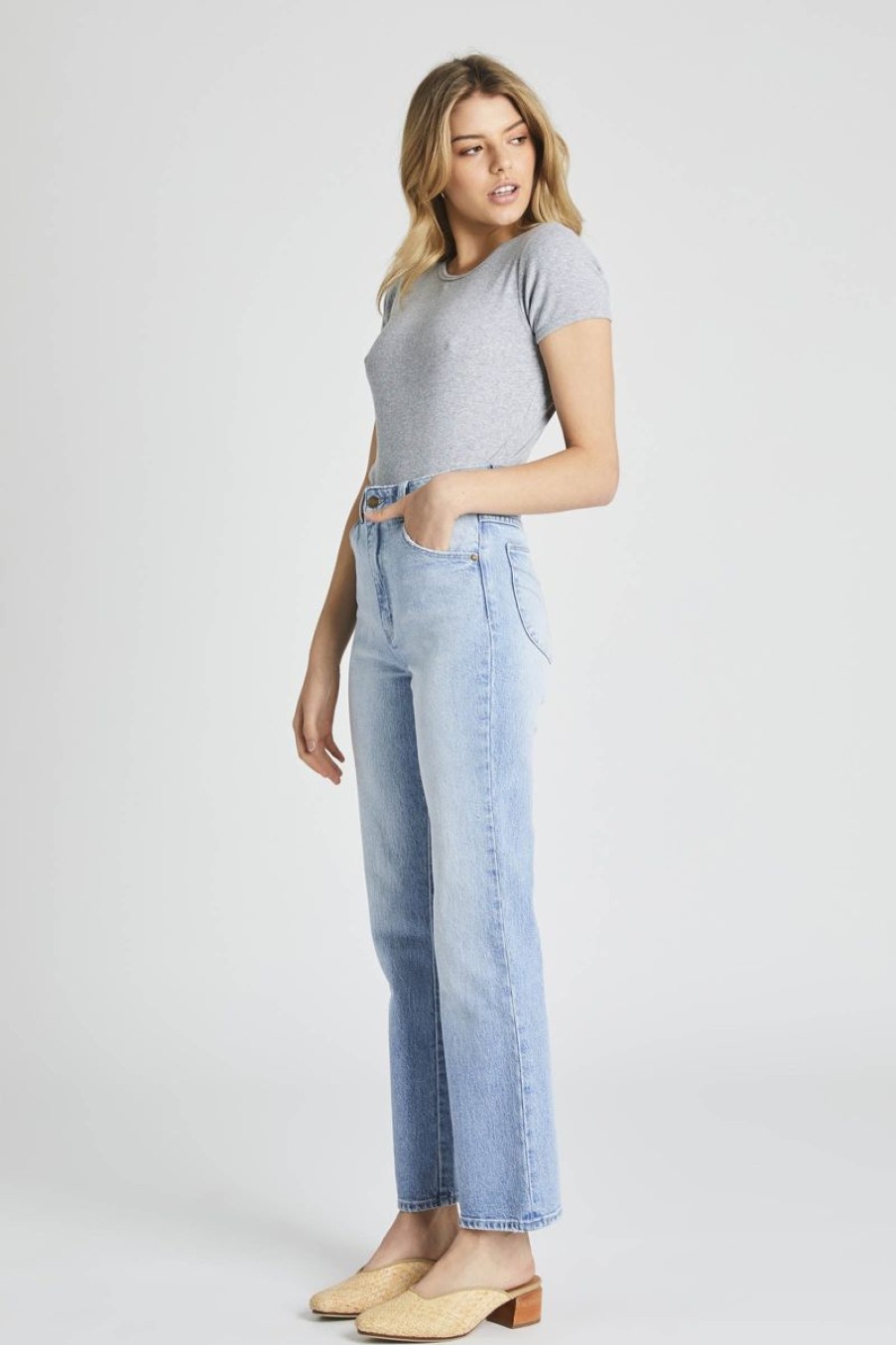 Women Rollas Jeans | Original Straight-Faded Vintage